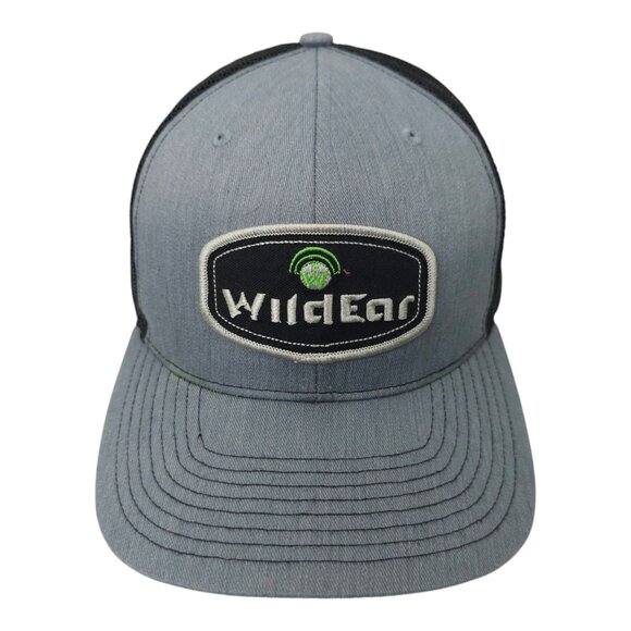 WildEar Patch Snapback Cap Back Mesh Trucker Baseball Hunter Protection Hat Gray - Picture 1 of 13